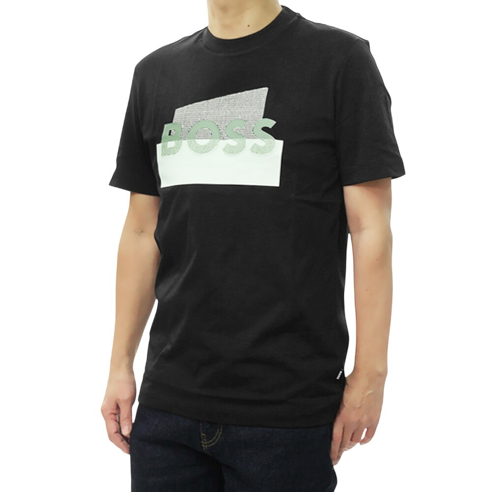 HUGO BOSS ヒューゴボス クルーネックTシャツ 50555799 10277888 / C-Thompson 250 メンズ ブラック 2026春夏新作 10,780円