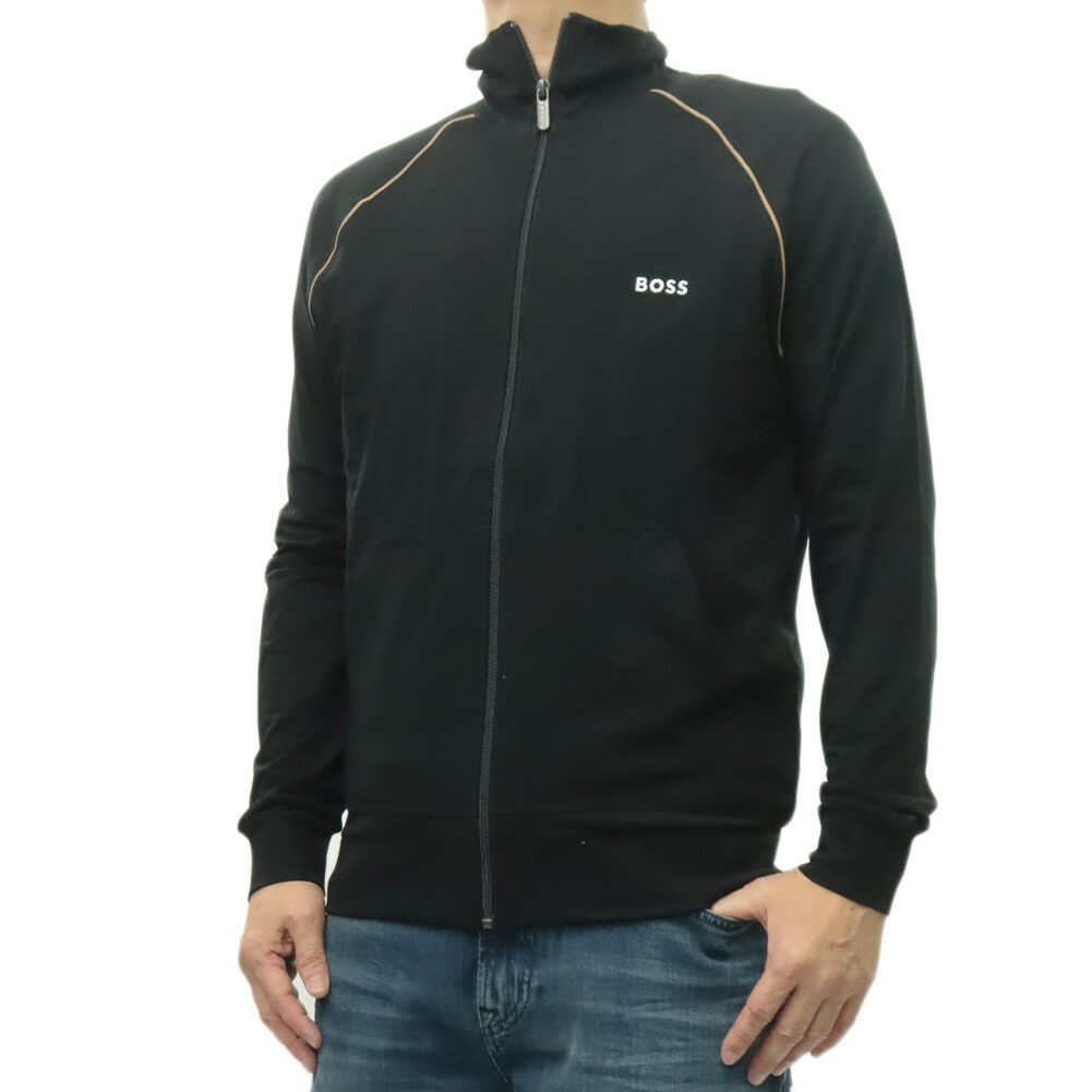 HUGO BOSS ヒューゴボス トラックジャケット 50515307 10259900/Mix＆Match Jacket Z メンズ ブラック 2026春夏新作