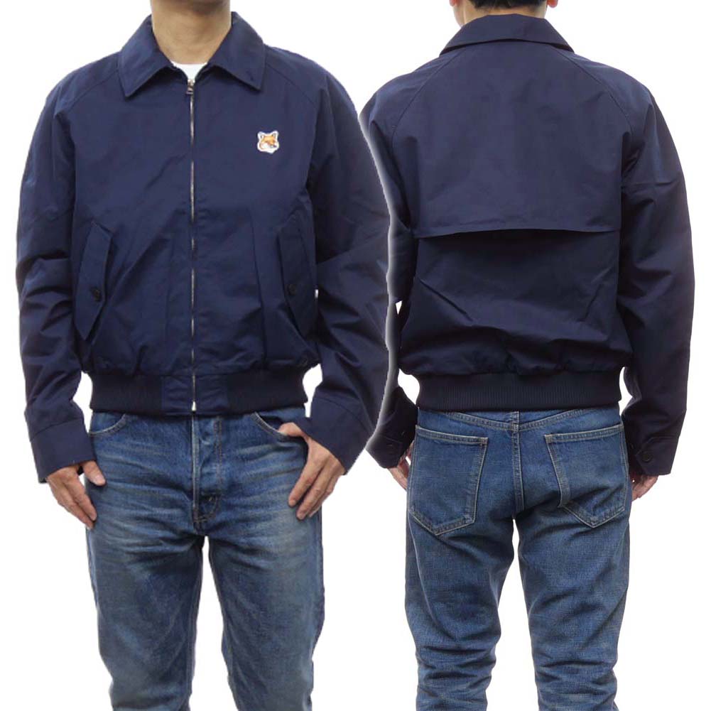 MAISON KITSUNÉ メゾンキツネ ネイビー スタジャン セール】TEDDY BLOUSON（スタジャン）｜Maison Kitsune（メゾン