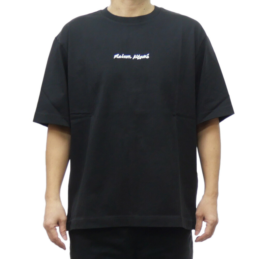 ★メゾンキツネ★ クルーネックＴシャツ 半袖 ♪ブラック♪ 楽天市場】メゾンキツネ Tシャツ 半袖 レディース ダブル