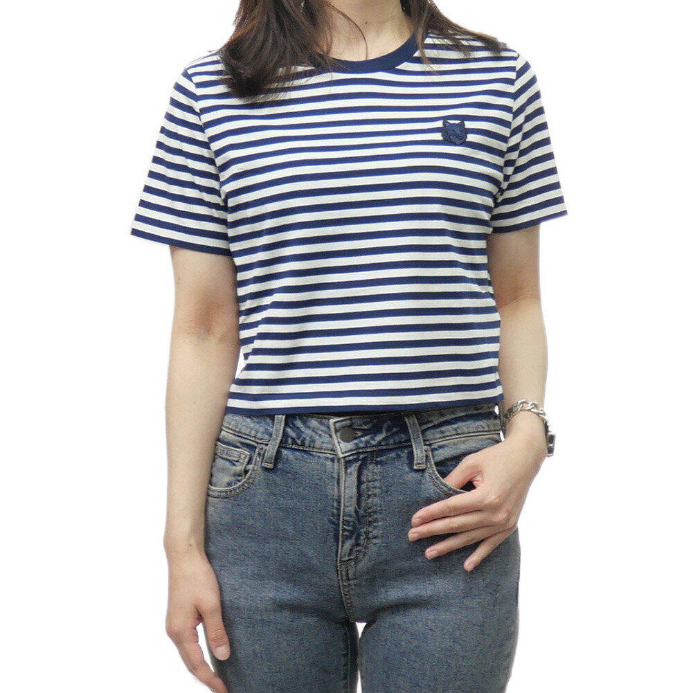 【MK25SS706】MAISON KITSUNE 半袖 Tシャツ OW00110KJ0008 楽天市場】MAISON KITSUNE メゾンキツネ レディースクルーネック