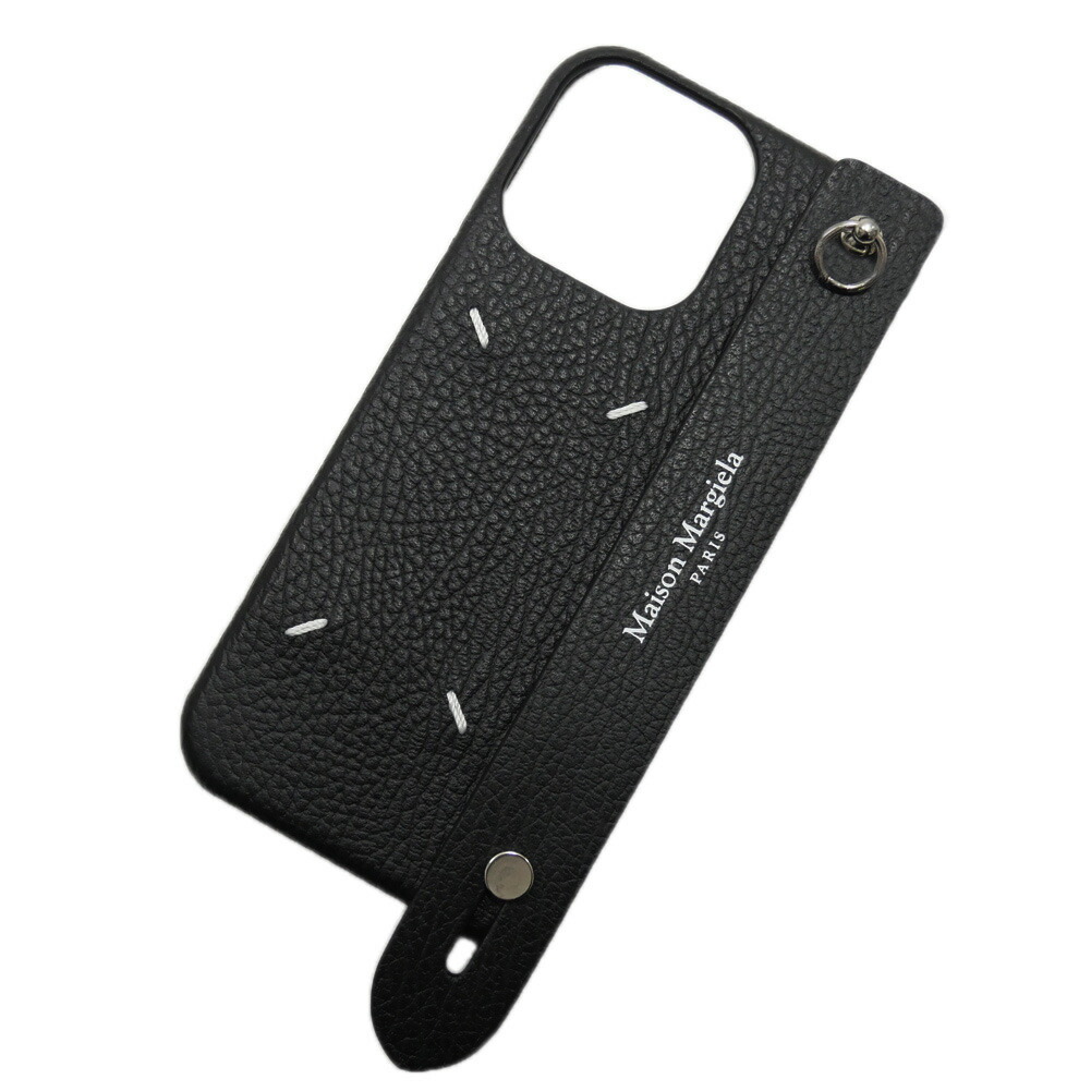 美品⭐︎Maison Margiela レザーケース ブラック　iPhone12 楽天市場】Maison Margiela メゾンマルジェラ 4ステッチ