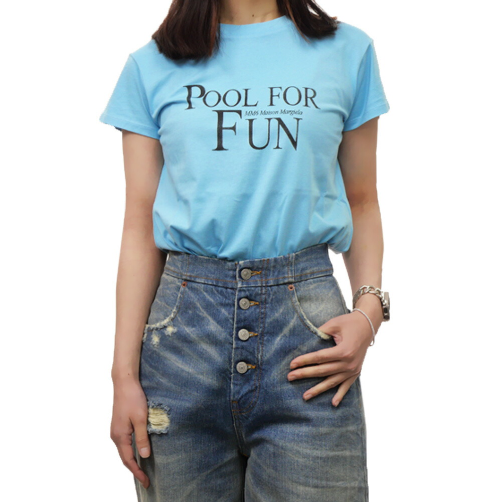 MARC JACOBS オーバーサイズTシャツ 青 MARC JACOBS オーバーサイズTシャツ 青