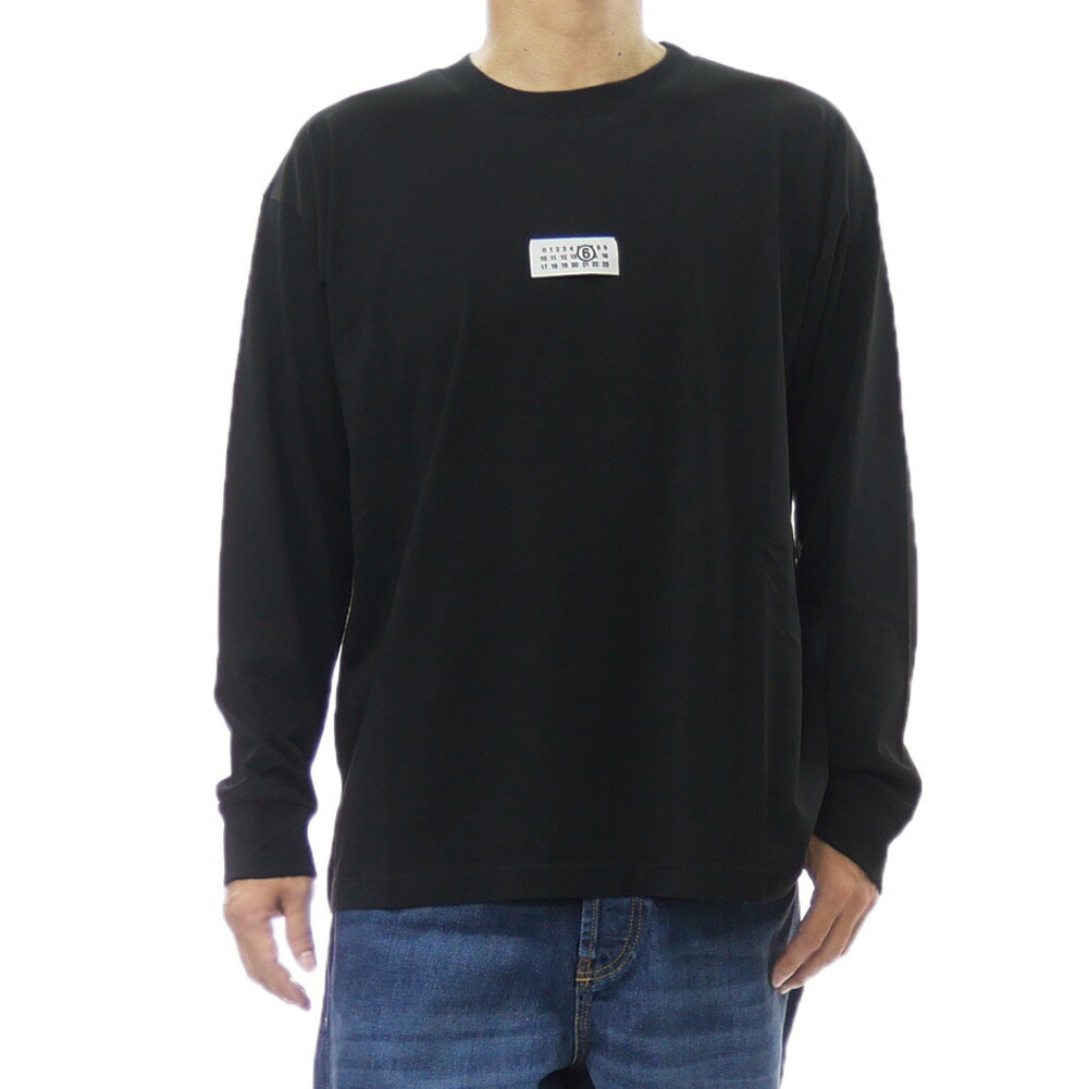 MM6 マルジェラ　ロンT ブラック 楽天市場】MM6 エムエムシックス メゾンマルジェラ Tシャツ