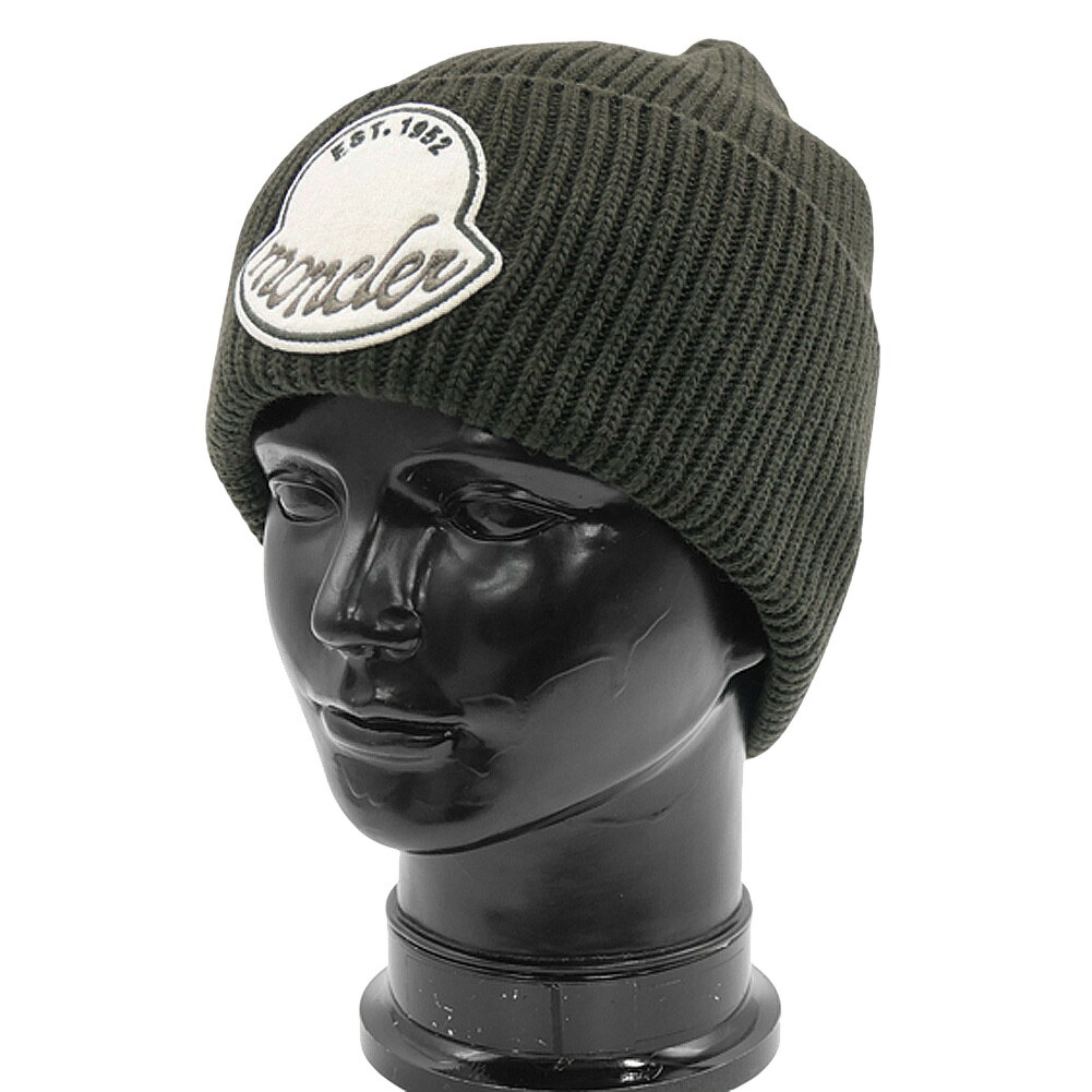 モンクレール MONCLER メンズ−ニット帽　ブランド 3B00063 BERRETTO TRICOT　M1900　750 ネイビー系　warm-02　win-03m クリアランスセール モンクレール ニットキャップ メンズ