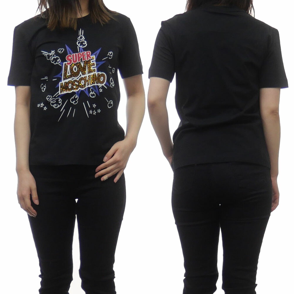 LOVE MOSCHINO ラブモスキーノ　ジャケットデザインTシャツ モスキーノ ハートTシャツ - メルカリ