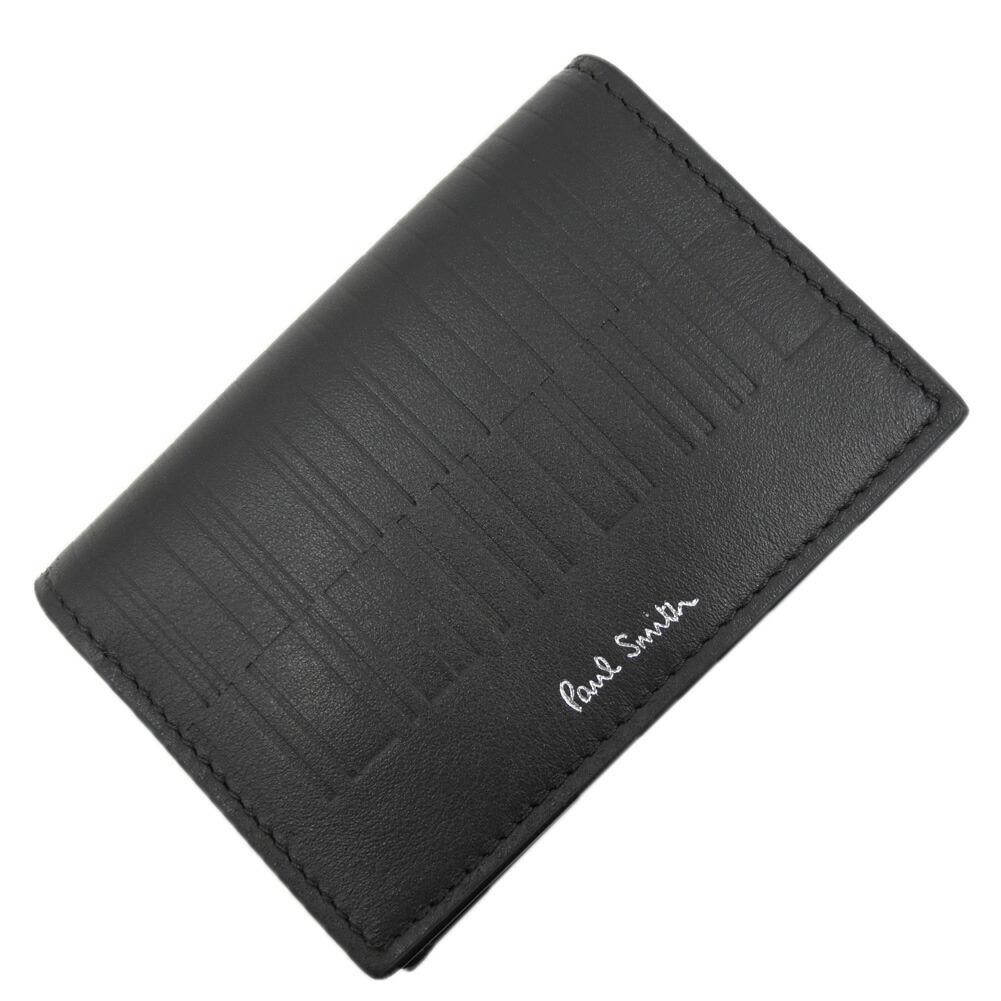 PAUL SMITH ポールスミス ビジネスカードケース M1A 6758 PEMBOS ダークブラウン