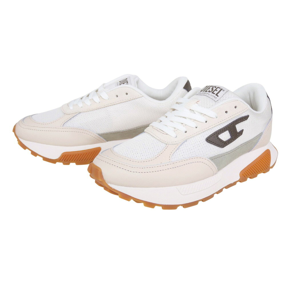DIESEL ディーゼル レディース ローカット スニーカー Y03831 P7531 / S-TAMED-UP W ホワイト レザー 靴 シューズ｜TRE STYLE