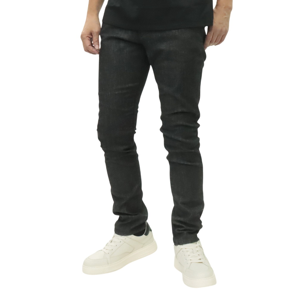 EMPORIO ARMANI エンポリオ アルマーニ メンズ ジーンズ EM000121 AF23022 ブラック ストレッチ 美脚 デニム|TRE STYLE