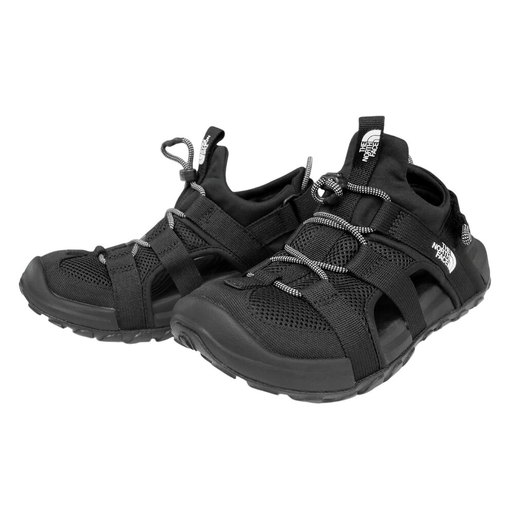 THE NORTH FACE ノースフェイス スポーツサンダル NF0A8ADQK / W EXLO CAMP SANDAL スポサン 軽量 ブランド ロゴ カジュアル スポーティ アウトドア 海 レディース ブラック|TRE STYLE