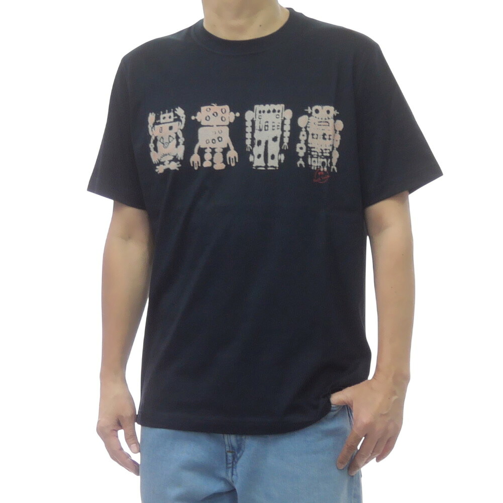 PS PAUL SMITH ポールスミス メンズ クルーネックTシャツ M2R 011R VR5799 ロボット プリント 半袖 カットソー ダークネイビー｜TRE STYLE 8,307円