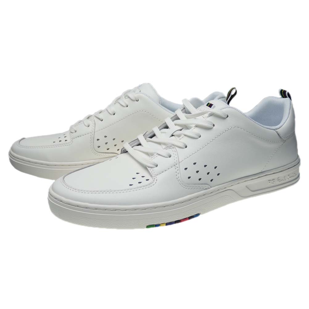 PS PAUL SMITH ポールスミス メンズ ローカット スニーカー M2S COS09 LLEA / COSMO ホワイト /定番人気商品 シンプル 万能 靴 シューズ|TRE STYLE