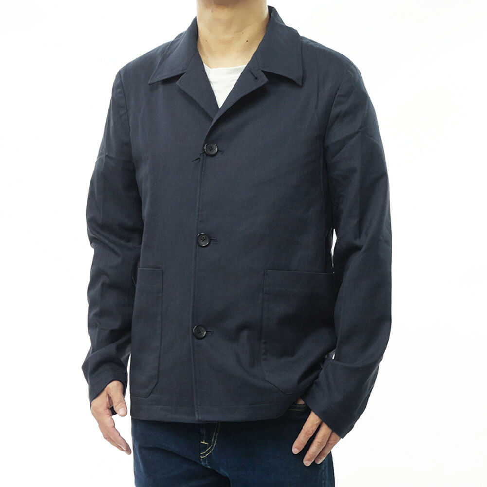 PS PAUL SMITH ポールスミス メンズ ジャケット M2R 719Y T22481 ネイビー カバーオール ブルゾン アウター 上品 きれいめ 大人｜TRE STYLE 27,302円