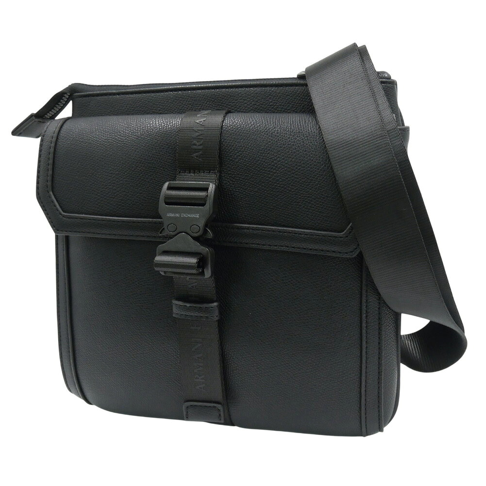 ARMANI EXCHANGE アルマーニ エクスチェンジ A/X メンズ ショルダーバッグ XM002568 AF22537 ブラック フェイクレザー カバン｜TRE STYLE