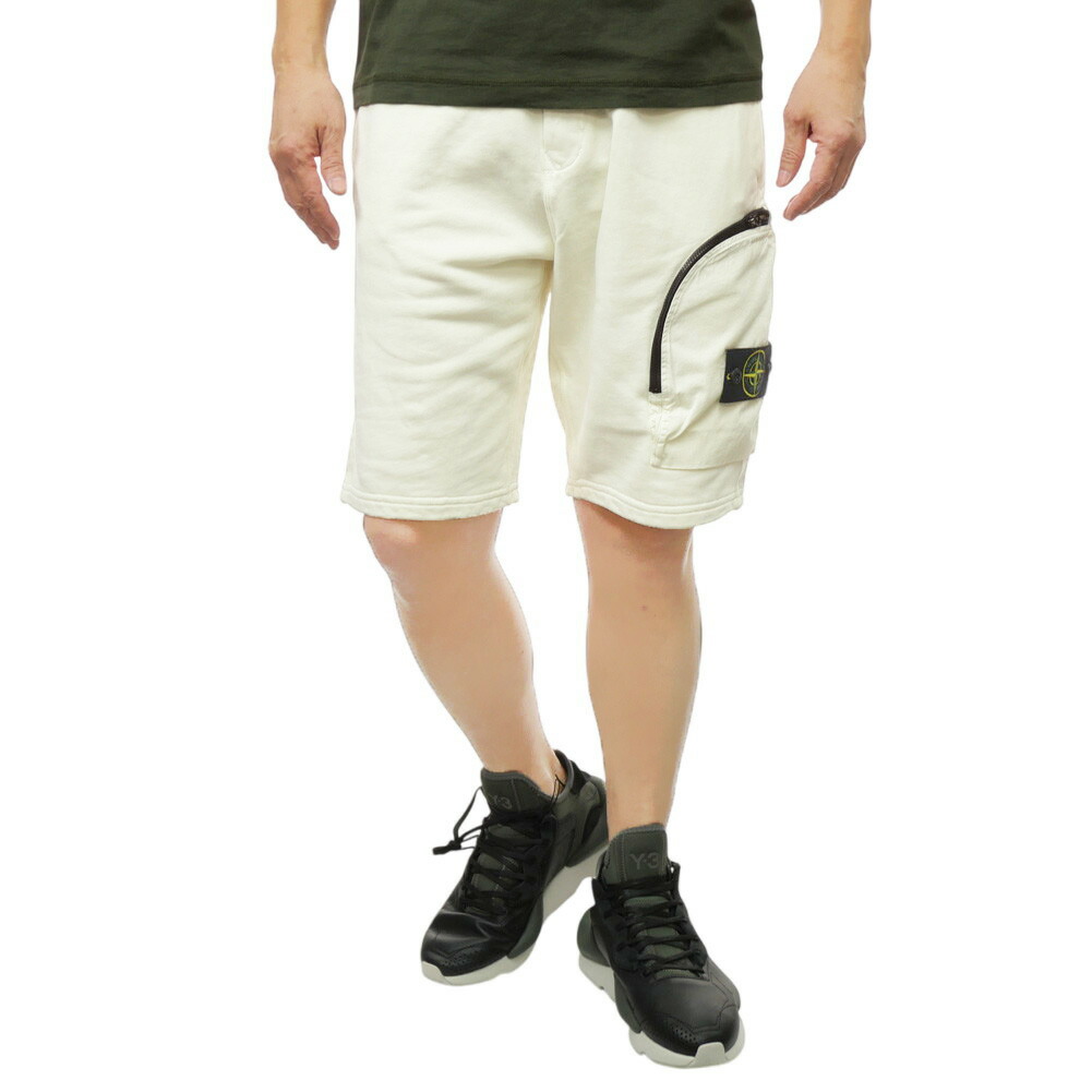 STONE  ストーンアイランド ハーフパンツ スウェットショーツM STONE ISLAND ストーンアイランド ハーフパンツ 801563460 メンズ