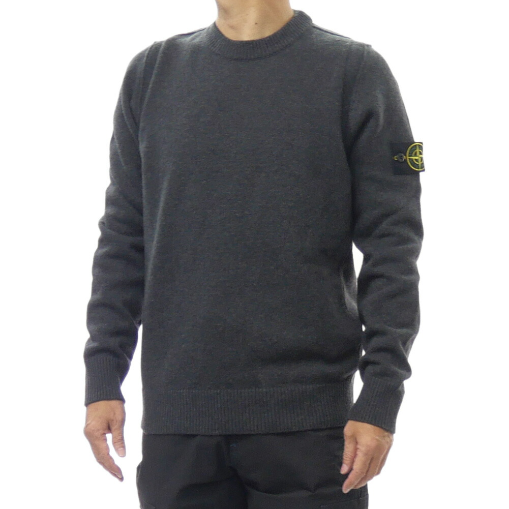 stone ニットロングT パッチ付 stone ニットロングT パッチ付 STONE ISLAND - 【GREEN】ストーン