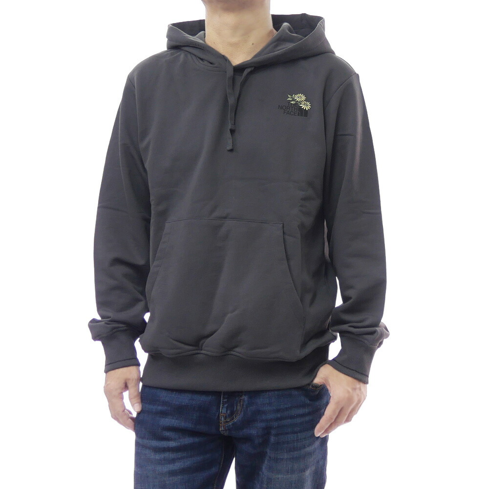 THE NORTH FACE ノースフェイス プルオーバー パーカー NF0A8EGZ U FLOWER DOME RELAXED HD SWEATSHIRT - GPH 長袖 メンズ グレー