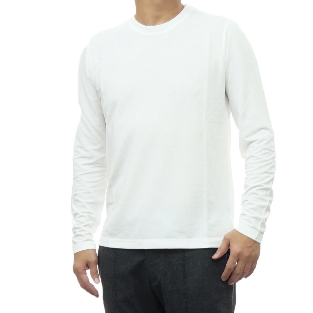 ZANONE ザノーネ クルーネックロングTシャツ 815134 ZG380 メンズ ホワイト