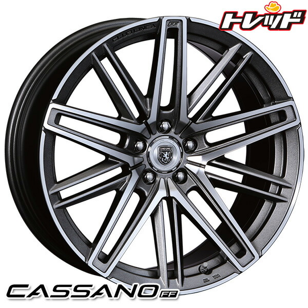送料無料 215/35R19インチ 5H114.3 クリムソン クラブリネア カッサーノ FF メタルグレーポリッシュ ファルケン FK510 サマータイヤホイールセット 119,895円
