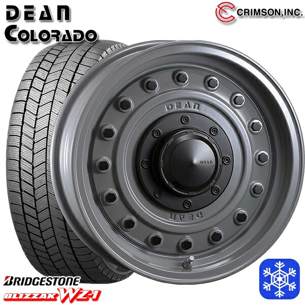 175/80R16 ジムニー 2025~2026年製 ブリヂストン ブリザック WZ1 クリムソン ディーンコロラド SG 16インチ 5.5J 5H139.7 スタッドレスタイヤホイール4本セット|トレッド新横浜師岡店