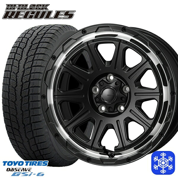 215/70R16 100Q デリカD5 2024～2025年製 トーヨー オブザーブ GSi6 MONZA ハイブロック レグルス SB/RP 16インチ 7.0J 5H114.3 スタッドレスタイヤホイール4本セット｜トレッド新横浜師岡店