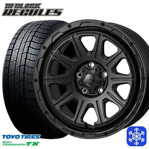 215/70R16 100Q デリカD5 2025年製 トーヨー ウィンタートランパス TX MONZA ハイブロック レグルス SB 16インチ 7.0J 5H114.3 スタッドレスタイヤホイール4本セット｜トレッド新横浜師岡店