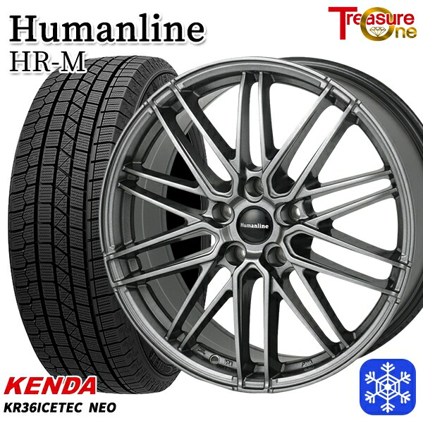 175/80R15 パジェロミニ 2025年製 ケンダ アイステックネオ KR36 トレジャーワン ヒューマンライン HRM GM 15インチ 6.0J 5H114.3 新品 スタッドレス1台分4本セット