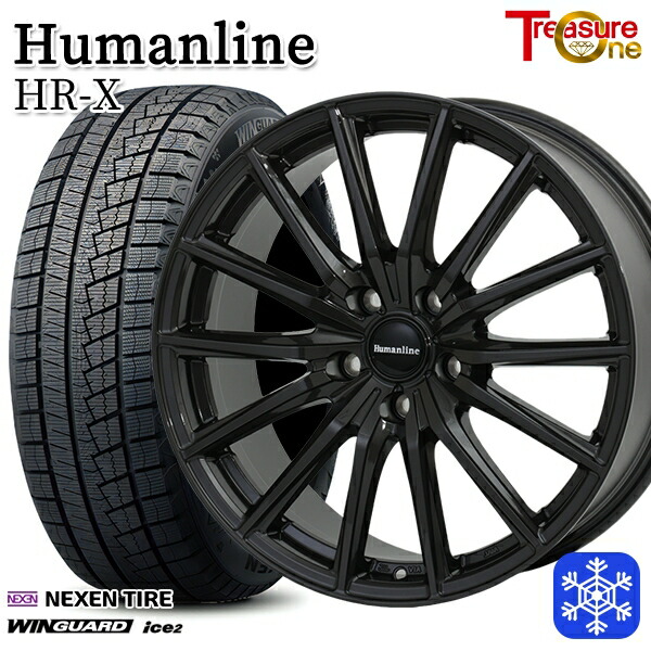 215/50R17 マツダ3 セレナ 2025年製 ネクセン ウィンガードアイス2 トレジャーワン ヒューマンライン HRX TB 17インチ 7.0J 5H114.3 新品 スタッドレス1台分4本セット