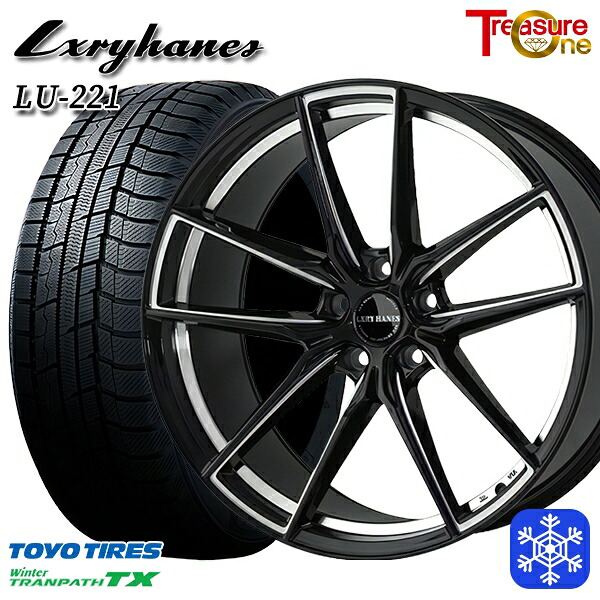225/55R19 40アルファード 2025年製 トーヨー ウィンタートランパス TX トレジャーワン ラグジーヘインズ LU221 19インチ 8.0J 5H120 スタッドレスタイヤホイール4本セット｜トレッド新横浜師岡店 96,580円