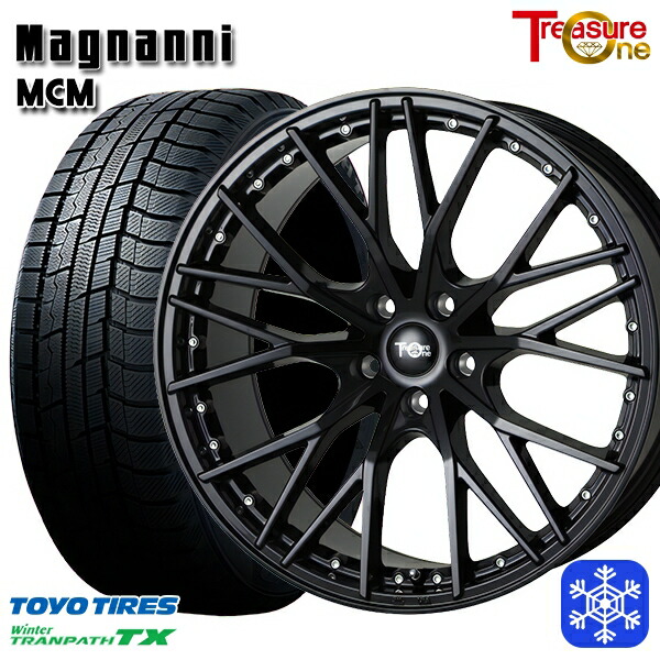 235/50R18 アルファード ヴァルファイア 2023～2024年製 トーヨー ウィンタートランパス TX トレジャーワン マグナーニ MCM BK 18インチ 7.5J 5H114.3 新品 スタッドレス1台分4本セット 168,800円