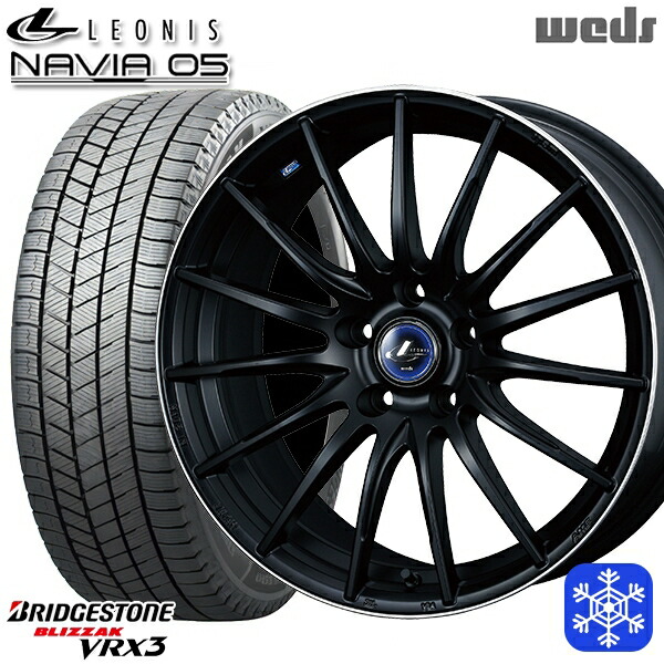 225 45r18インチ ブリヂストン ブリザック Vrx3 スタッドレスタイヤホイール4本セット 送料無料 Weds ウェッズ レオニス ナヴィア05 Mbp 5h114 3 タイヤ製造年 21年製 Novix Com