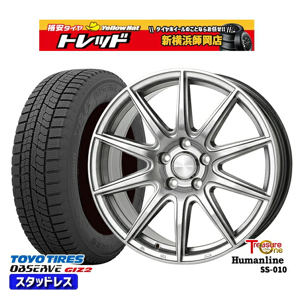 205/65R16 SH系フォレスター 2025年製 トーヨー オブザーブ ギズ2 トレジャーワン SS010 DG 16インチ 6.5J 5H100 新品 スタッドレス1台分4本セット