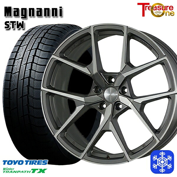 225/55R19 ハリアー CX5 CX8 2025年製 トーヨー ウィンタートランパス TX トレジャーワン マグナーニ STW MG 19インチ 7.5J 5H114.3 スタッドレスタイヤホイール4本セット|トレッド新横浜師岡店