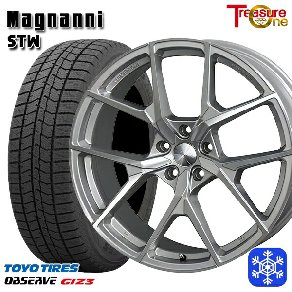 225/55R18 デリカD5 エクストレイル 2024～2025年製 トーヨー オブザーブ ギズ3 トレジャーワン マグナーニ STW SP 18インチ 7.5J 5H114.3 新品 スタッドレス1台分4本セット