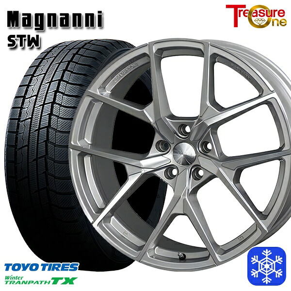 225/55R19 ハリアー CX5 CX8 2025年製 トーヨー ウィンタートランパス TX トレジャーワン マグナーニ STW SP 19インチ 7.5J 5H114.3 スタッドレスタイヤホイール4本セット|トレッド新横浜師岡店