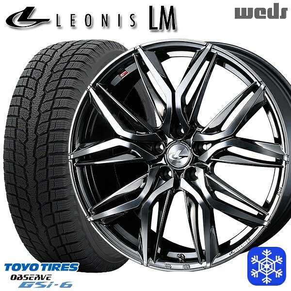 225/60R18 RAV4 NX 2024~2025年製 トーヨー オブザーブ GSi6 Weds ウェッズ レオニス LM BMCMC 18インチ 8.0J 5H114.3 スタッドレスタイヤホイール4本セット|トレッド新横浜師岡店