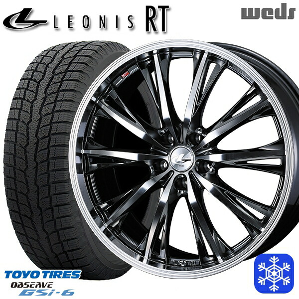 225/60R18 RAV4 NX 2024~2025年製 トーヨー オブザーブ GSi6 Weds ウェッズ レオニス RT BMCMC 18インチ 8.0J 5H114.3 スタッドレスタイヤホイール4本セット|トレッド新横浜師岡店