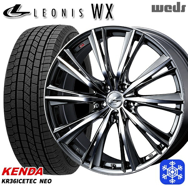 235/55R18 RAV4 NX 2021～2023年製 ケンダ アイステックネオ KR36 Weds ウェッズ レオニス WX BMCMC 18インチ 7.0J 5H114.3 新品 スタッドレス1台分4本セット 105,820円