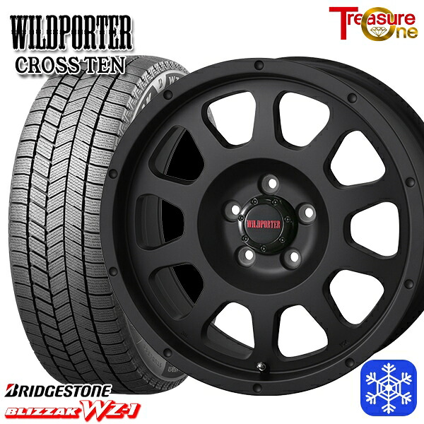 225/65R17 ハリアー RAV4 2025年製 ブリヂストン ブリザック WZ1 トレジャーワン ワイルドポータークロステン MB 17インチ 7.5J 5H114.3 新品 スタッドレス1台分4本セット