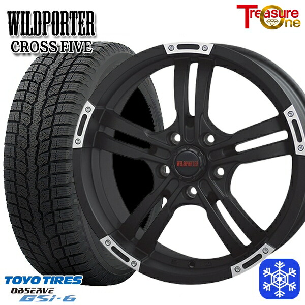 225/65R17 ハリアー RAV4 2024～2025年製 トーヨー オブザーブ GSi6 トレジャーワン ワイルドポータークロスファイブ MBP 17インチ 7.5J 5H114.3 スタッドレスタイヤホイール4本セット｜トレッド新横浜師岡店