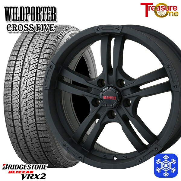225/60R17 アルファード ヴェルファイア 2023～2024年製 ブリヂストン ブリザック VRX2 トレジャーワン ワイルドポーター クロスファイブ MBK 17インチ 7.5J 5H114.3 新品 スタッドレス1台分4本セット