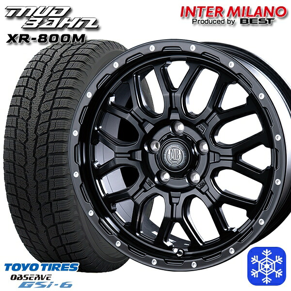225/65R17 ハリアー RAV4 2022～2023年製 トーヨー オブザーブ GSi-6 インターミラノ マッドバーン XR-800M MBK/PP 17インチ 7.0J 5H114.3 新品 スタッドレス1台分4本セット 94,820円
