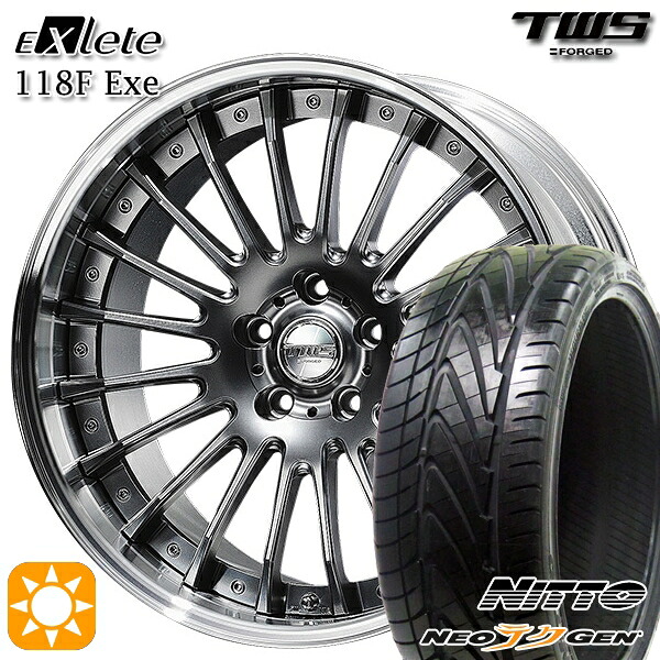 【取付対象】アウディ S4/A4 245/30R20 90W XL ニットー NEOテクGEN TWS EXlete 118F Exe フラットハイパーガンメタ 20インチ 8.5J 5H112 サマータイヤホイールセット ｜トレッド新横浜師岡店