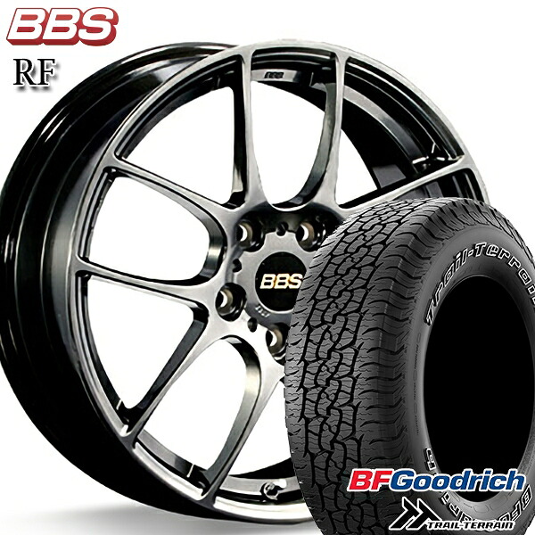 【取付対象】245/65R17 111T ORWL BFグッドリッチ トレールテレーン BBS RF ダイヤモンドブラック(DB) 17インチ 7.0J 5H114.3 サマータイヤホイールセット |トレッド新横浜師岡店