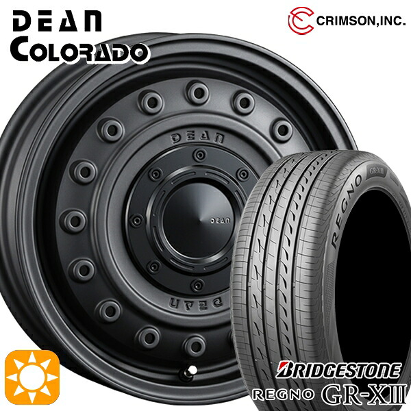 【取付対象】155/65R14 75H ブリヂストン レグノ GRX3 クリムソン ディーンコロラド MCB 14インチ 4.5J 4H100 +43 サマータイヤホイールセット |トレッド新横浜師岡店