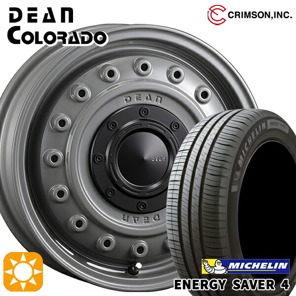 【取付対象】165/65R14 83H XL ミシュラン エナジーセイバー4 クリムソン ディーンコロラド SG 14インチ 4.5J 4H100 +43 サマータイヤホイールセット ｜トレッド新横浜師岡店