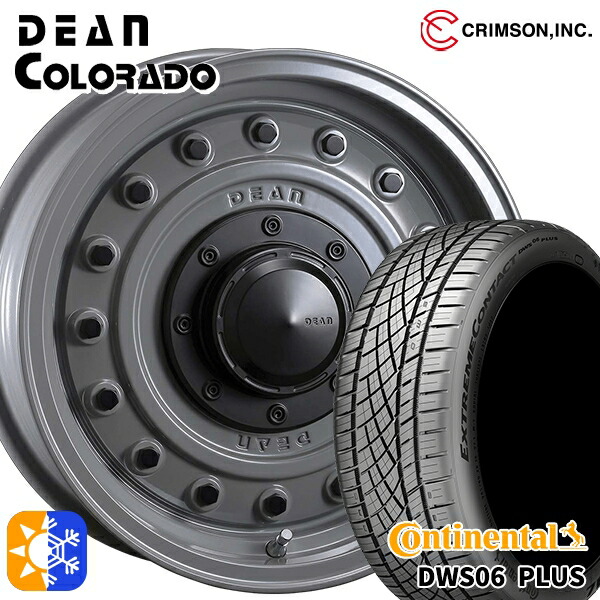 リーフ ノア 205/55R16 91W コンチネンタル DWS06+ クリムソン ディーン コロラド スティールグレー 16インチ 7.0J 5H114.3 オールシーズンタイヤホイールセット