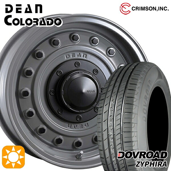 【取付対象】ヤリスクロス 205/65R16 95H DOVROAD ザイファイラ クリムソン ディーン コロラド スティールグレー 16インチ 7.0J 5H114.3 サマータイヤホイールセット |トレッド新横浜師岡店