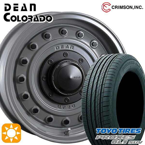 【取付対象】ジムニー 175/80R16 91S トーヨー プロクセス CL1 SUV クリムソン ディーン コロラド スティールグレー 16インチ 5.5J 5H139.7 サマータイヤホイールセット ｜トレッド新横浜師岡店