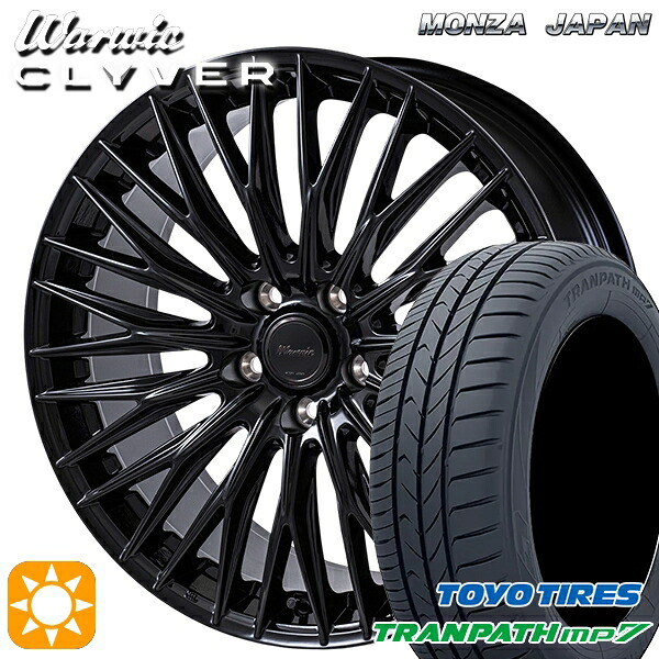 【取付対象】235/50R18 101V トーヨー トランパス mp7 MONZA ワーウィック クライヴァー GBK 18インチ 7.0J 5H114.3 サマータイヤホイールセット